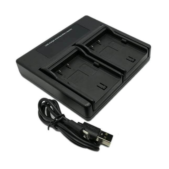 Hridz DMW-BLF19 Dual Charger For Panasonic GH3 & GH4 camera batteries.