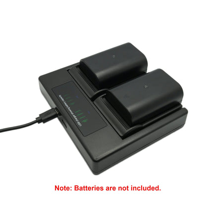 Hridz DMW-BLF19 Dual Charger For Panasonic GH3 & GH4 camera batteries.