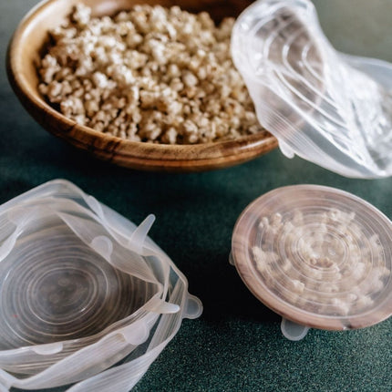 Food Grade Silicone Stretch Lids: Your Ultimate Reusable Food Covers - set of 7 (Test).