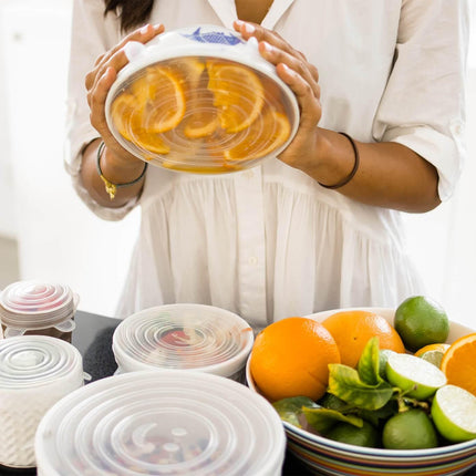 Food Grade Silicone Stretch Lids: Your Ultimate Reusable Food Covers - set of 7 (Test).
