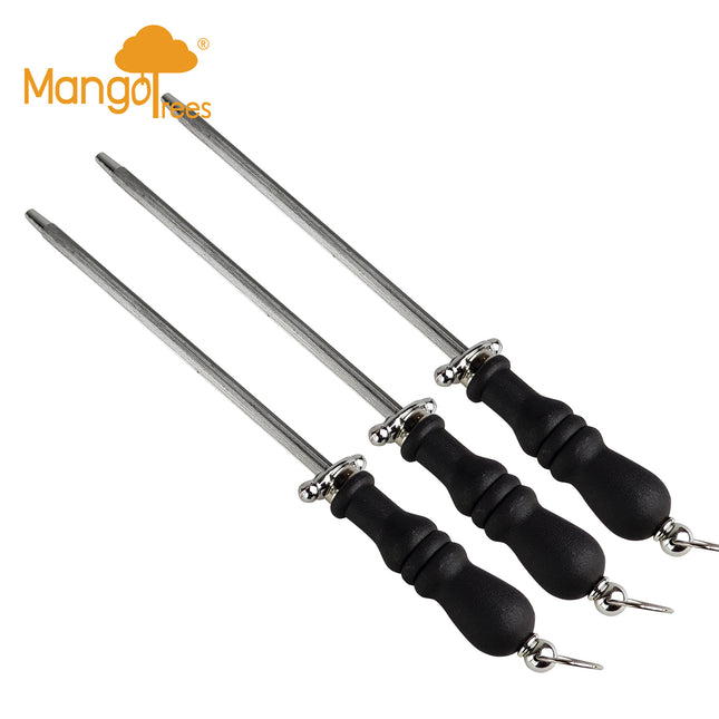 Knife Sharpening Steel Set of 3.