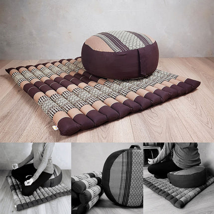 Zafu & Zabuton Meditation Set Brown.