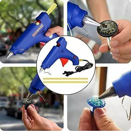 2 X HOT MELT GLUE GUN TRIGGER ADHESIVE WITH STICKS REPAIR KIT FOR USE.
