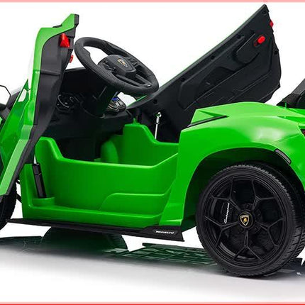 Lamborghini Revuelto Licensed Ride on 12V Remote Control Power Battery Car With Scissor door – Green.