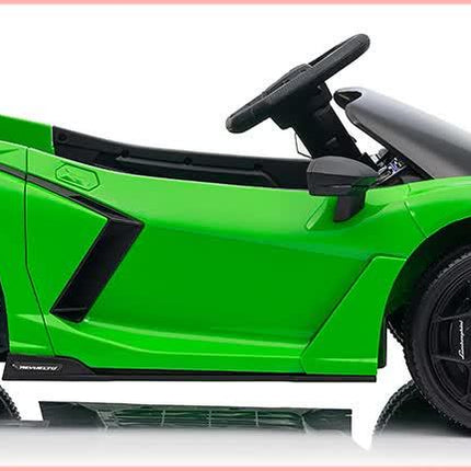 Lamborghini Revuelto Licensed Ride on 12V Remote Control Power Battery Car With Scissor door – Green.