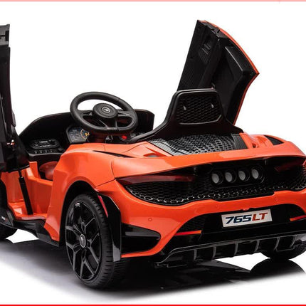 12V Licensed McLaren 765LT Kids Ride On Sports Electric Car.