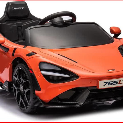 12V Licensed McLaren 765LT Kids Ride On Sports Electric Car.