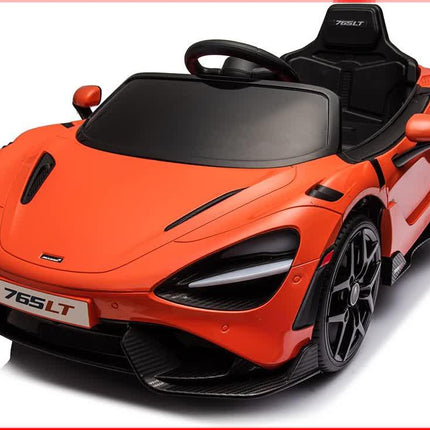 12V Licensed McLaren 765LT Kids Ride On Sports Electric Car.