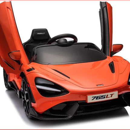 12V Licensed McLaren 765LT Kids Ride On Sports Electric Car.