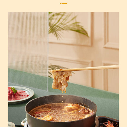 BEAR Multi-functional 2-in-1 Cooking Hot Pot And Griddle Barbecue Machine DKL-C15L1.