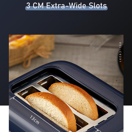 BEAR Double Slots Bread Toaster With Glass Window DSL-C02X1.