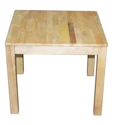 Rubberwood Square Table.