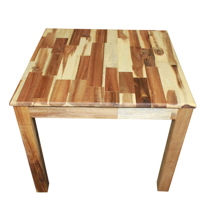 Rubberwood Square Table.