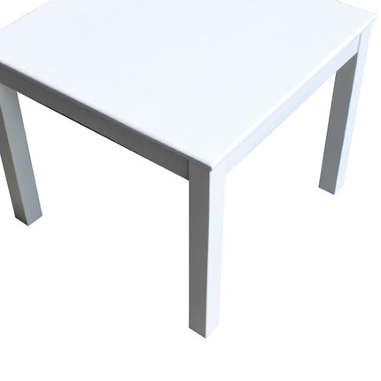 Rubberwood Square Table.