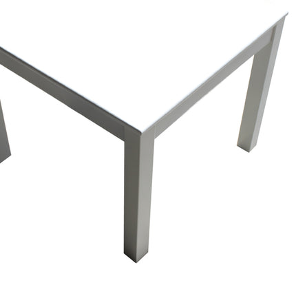 Rubberwood Square Table.