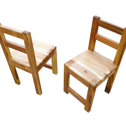 Rubberwood Square Table.