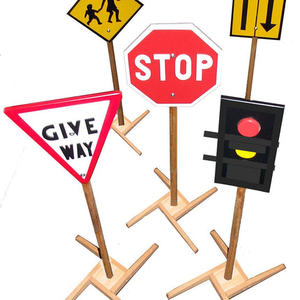 Set Of Traffic Signs.