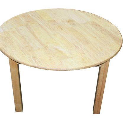 Rubberwood Round Table 90.