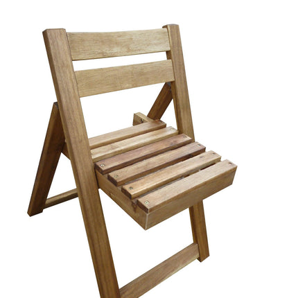 Hardwood Foldable Teen Desk Set (Acacia).