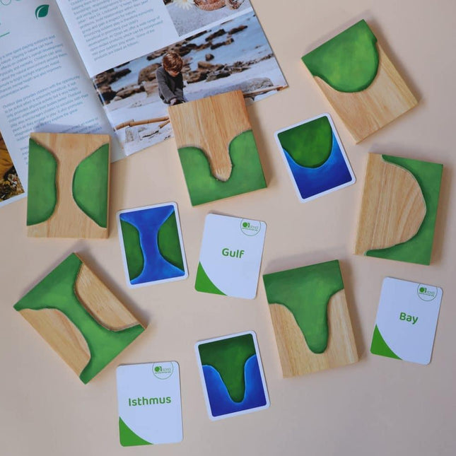 Montessori Land and Water Forms.