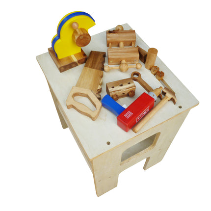 Wooden Work Bench.