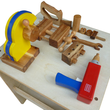 Wooden Work Bench.