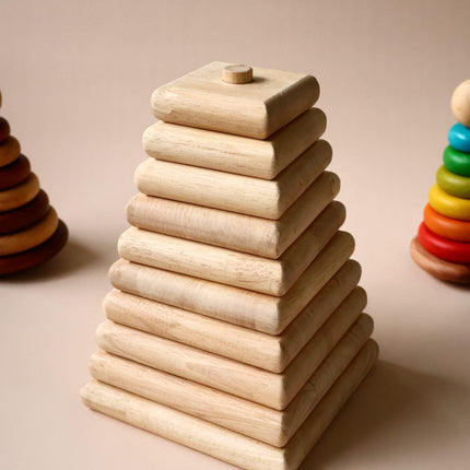 Natural Square Stacker.