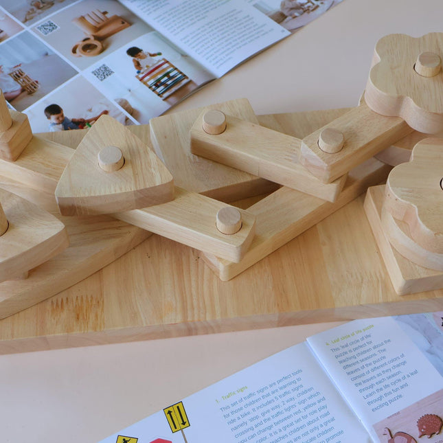 Stack a block board 14 pcs.