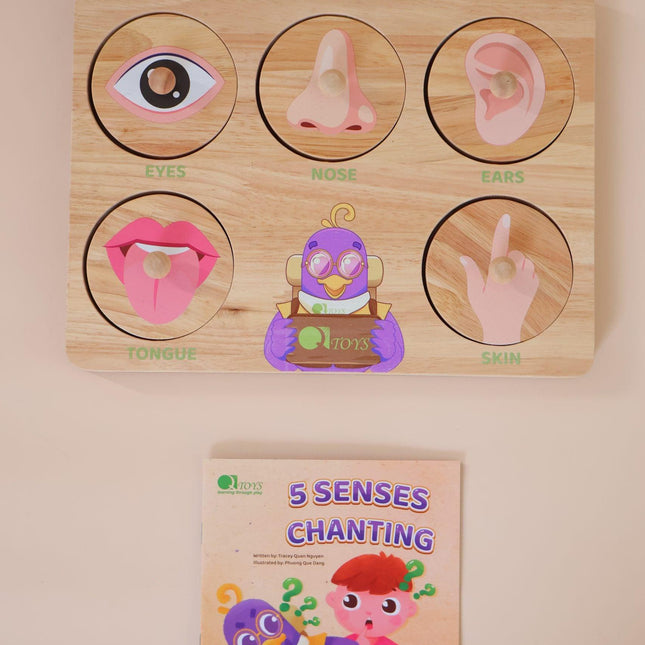 5 senses puzzle.