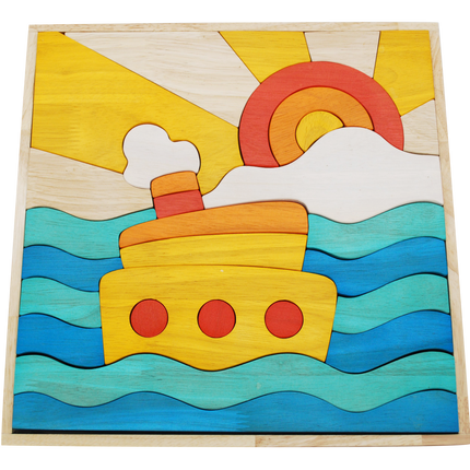 Ocean Scene Puzzle and play set.