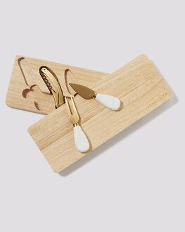 Travel Cheese Set Natural.