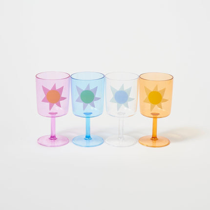 Poolside Wine Glass Utopia Mul.