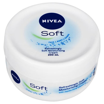 Nivea Soft Moisturising Cream 200ml/6.7oz.