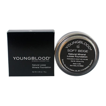 Youngblood Natural Loose Mineral Foundation - Soft Beige 10g/0.35oz.