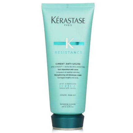 Kerastase Resistance Ciment Anti-Usure Strengthening Anti-Breakage Cream - Rinse Out (For Damaged Lengths & Ends) 200ml/6.8oz.