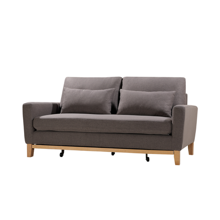 SHASA 2 Seater Pull-out Sofa bed Grey taupe.