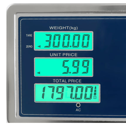 300kg Electronic Digital Platform Scale Computing Postal Shop Scales Weight.