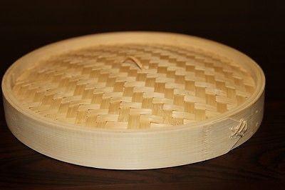 6 Inch Bamboo Steamer Set-2 Steamer Baskets With 1 Lid.