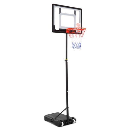 Adjustable Portable Height Kids Basketball Stand System Net Rim Ring Hoop Set.