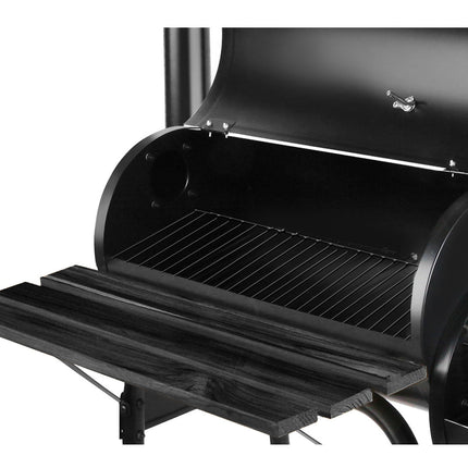 2 in1 BBQ Smoker Charcoal Grill Roaster Portable Offset Outdoor Camping Barbecue.