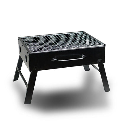 Outdoor Camping Portable & Foldable Charcoal BBQ Grill Hibachi Picnic Barbecue.