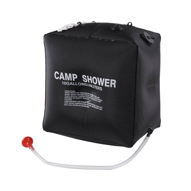 40L Craig Camp Shower Bag Solar Heated Water Pipe Portable Camping Hiking Travel.