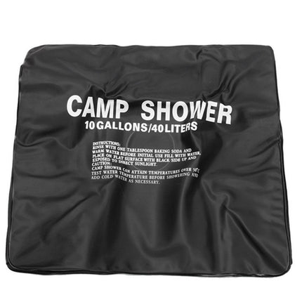 40L Craig Camp Shower Bag Solar Heated Water Pipe Portable Camping Hiking Travel.
