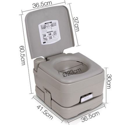 10L Outdoor Portable Camping Toilet.