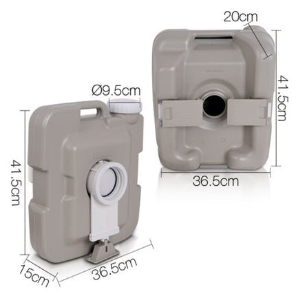 10L Outdoor Portable Camping Toilet.