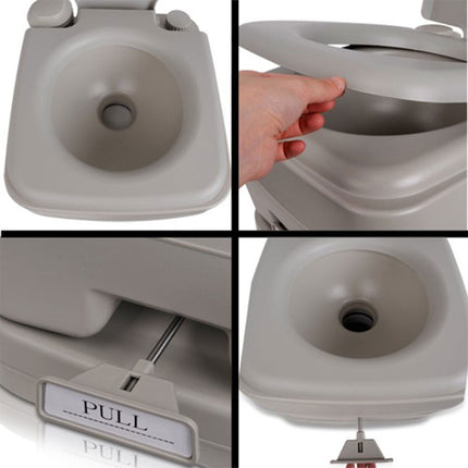10L Outdoor Portable Camping Toilet Bonus Carry Bag.