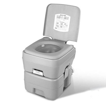 20L Outdoor Portable Camping Toilet 50 Flush.
