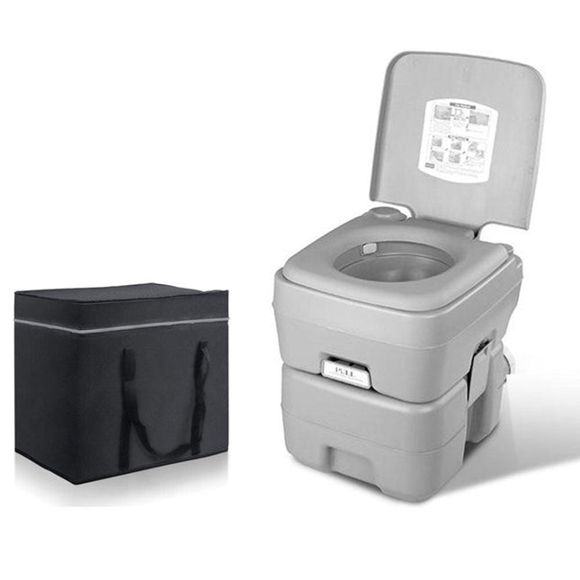 20L Outdoor Portable Camping Toilet With Carry Bag.