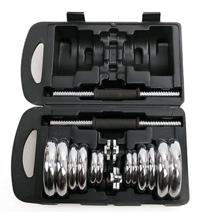 20KG York Dumbbell Set Weight Dumbbells Home Gym Fitness BarBell w/ Case.