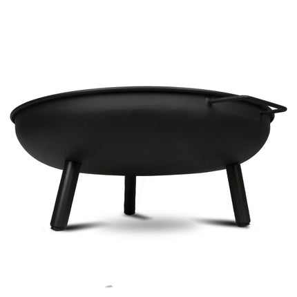 Portable Outdoor Fire Pit Fireplace Open Patio Heater Garden Plant Bowl Steel.